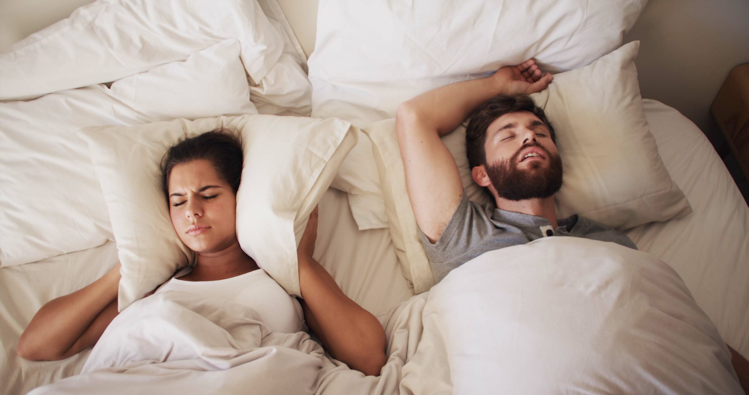 man with sleep apnea